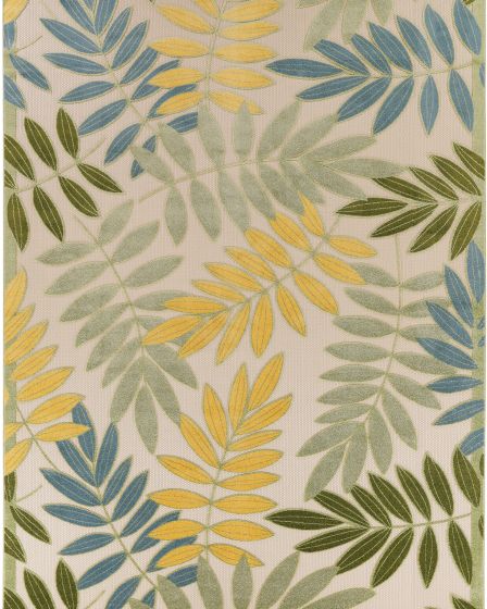 Aloha ALH18 Green Multicolor 10'x14' Area Rug