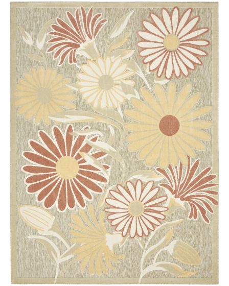 Aloha ALH33 Sage Rose 2'8"x4' Area Rug