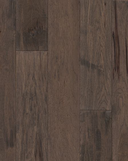 American Scrape 5" Solid Hickory Mountain Slate Hardwood