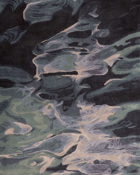 Amira 8635F Green/Blue/Black Rug