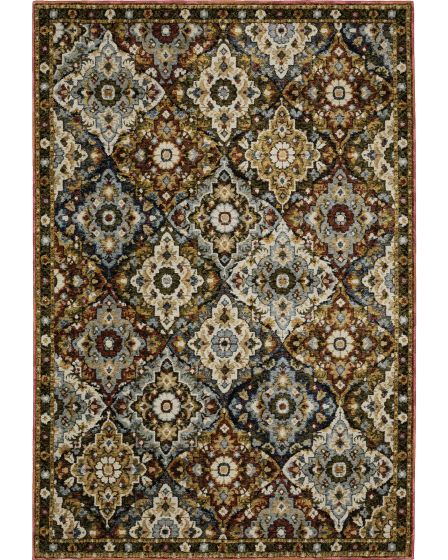 Andorra 2408a Red/Multi Area Rug