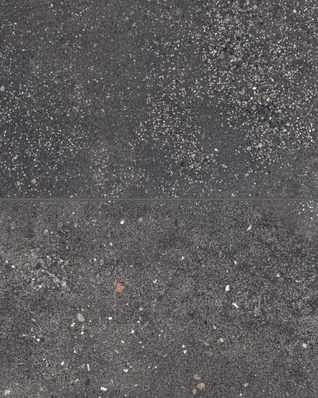 Area 51 Black Matte Glazed Porcelain 24"x48" Paver Tile