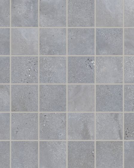 Area 51 Steel Matte Glazed Porcelain 2"x2" Mosaic Tile