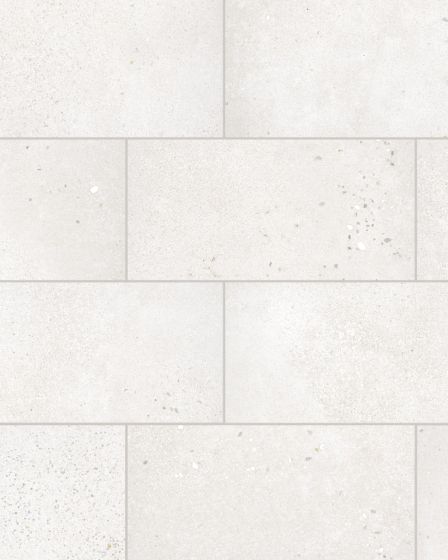 Area 51 White Matte Glazed Porcelain 12"x24" Pressed Field Tile