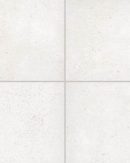Area 51 White Matte Glazed Porcelain 24"x24" Pressed Field Tile