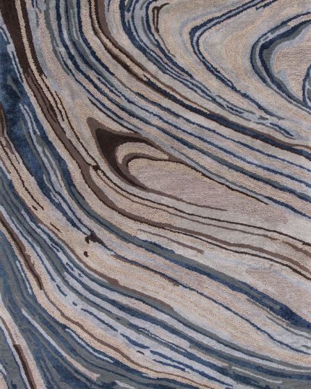 Artisan 2153 Taupe/Blue Natura Area Rug