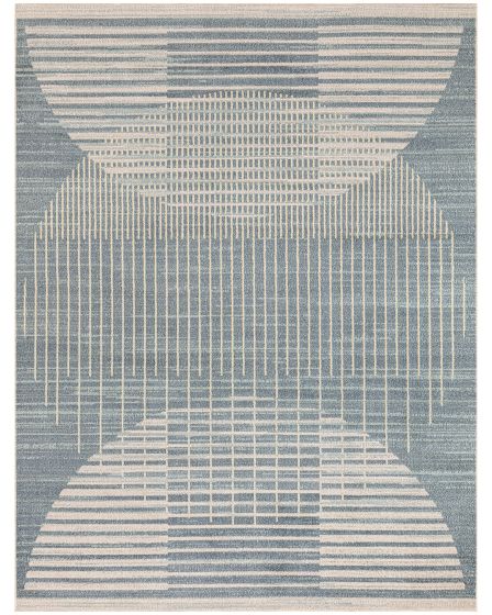 Astra Machine Washable ASW03 Blue Area Rug