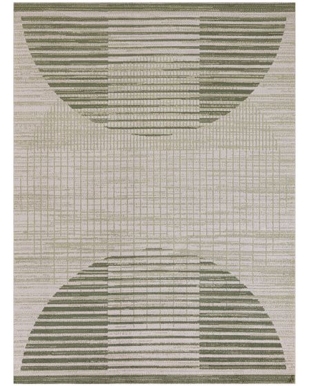 Astra Machine Washable ASW03 Ivory Olive Rug