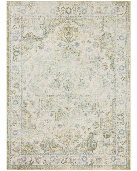 Astra Machine Washable ASW12 Blue Green Rug