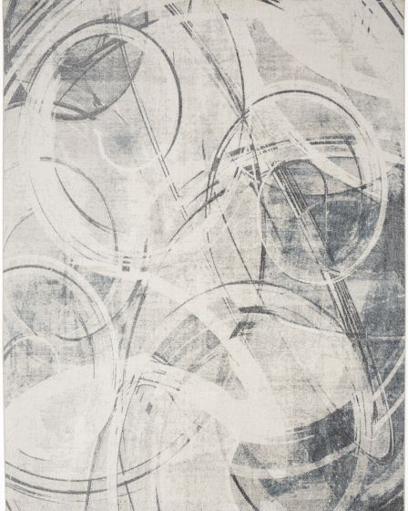 Astra Machine Washable ASW14 Silver Blue Rug