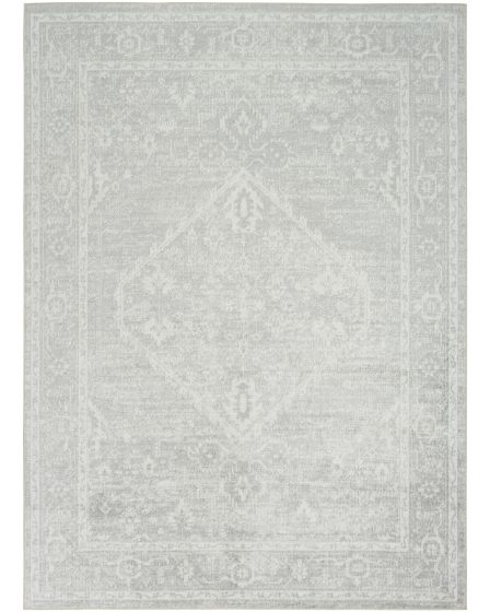 Astra Machine Washable ASW11 Light Grey 2'x3' Area Rug