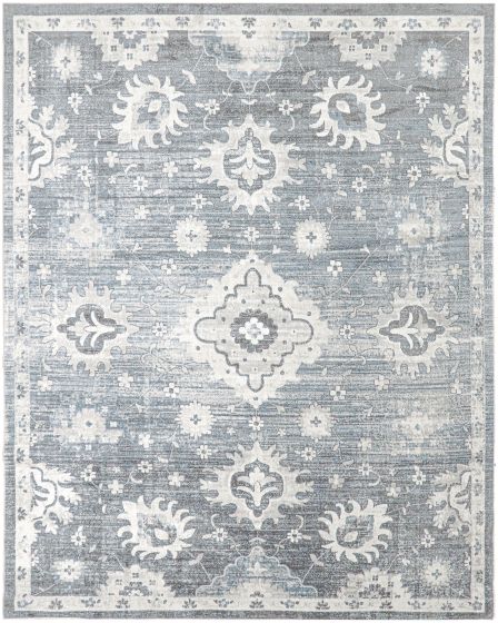 Astra Machine Washable ASW19 Denim 3'3"x5' Area Rug