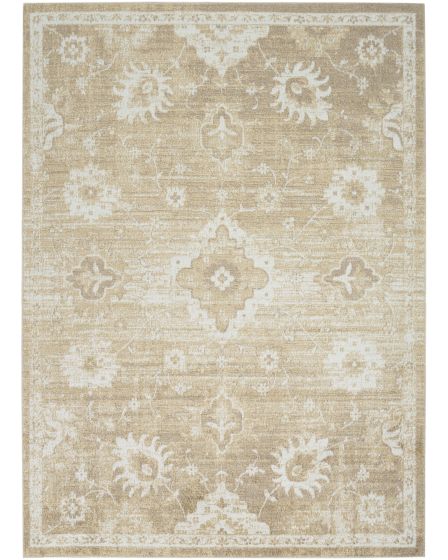 Astra Machine Washable ASW19 Ivory Gold 3'3"x5' Area Rug