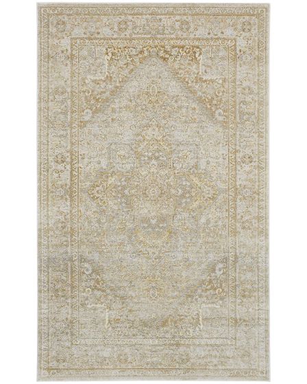 Aura 3734F Ivory/Gold Area Rug