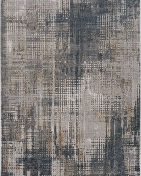 Aura 7201 Ivory/Grey Contra Area Rug