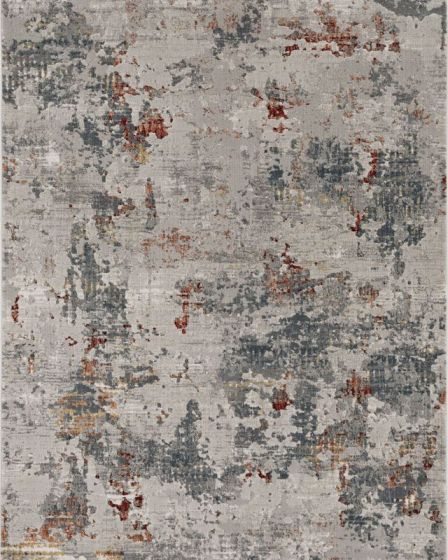Aura 7203 Grey/Brick Wonder Area Rug