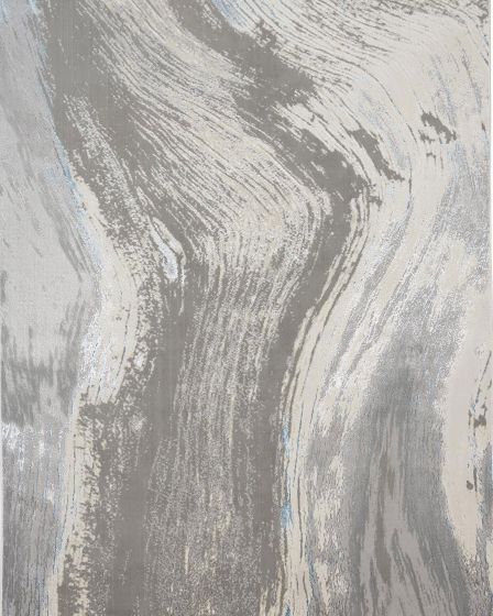 Azure 3524F Gray/Ivory/Blue Area Rug