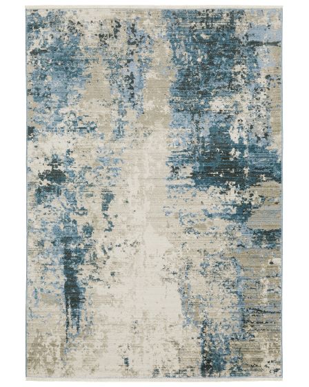 Bauer 41l Blue/Beige Area Rug