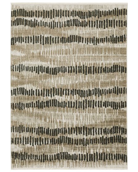 Bauer 8120d Beige/Charcoal Area Rug