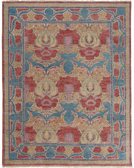 Beall 6633F Blue/Red/Yellow Rug