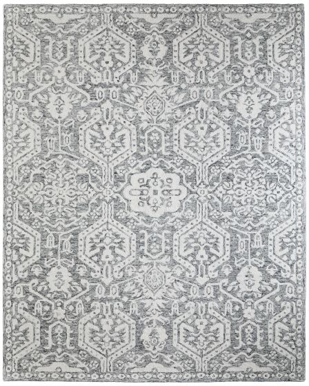 Belfort 8A27F Gray/White 10'x14' Area Rug