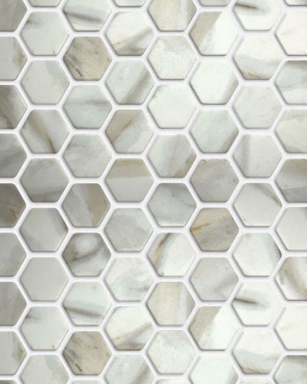 Bellevue Glass Calacatta Gold Glass Tile