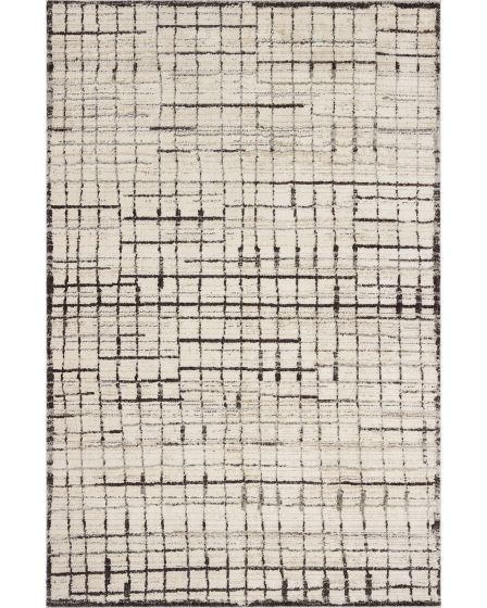 Bleecker BLE-01 Ivory/Charcoal 4'0"x6'0" Area Rug