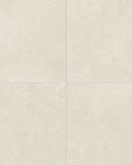Bluerun Antique White Matte Glazed Porcelain 24"x24" Rectified Field Tile