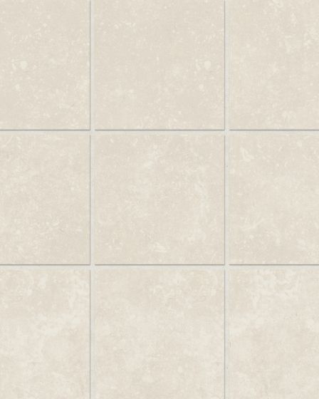 Bluerun Antique White Matte Glazed Porcelain 4"x4" Mosaic Tile