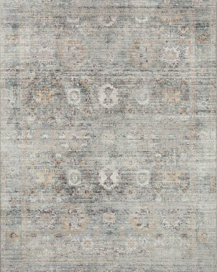 Bonney BNY-06 Teal/Gold Area Rug