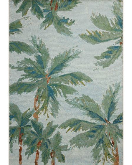 Botanical BOT-04 Sky/Green Area Rug