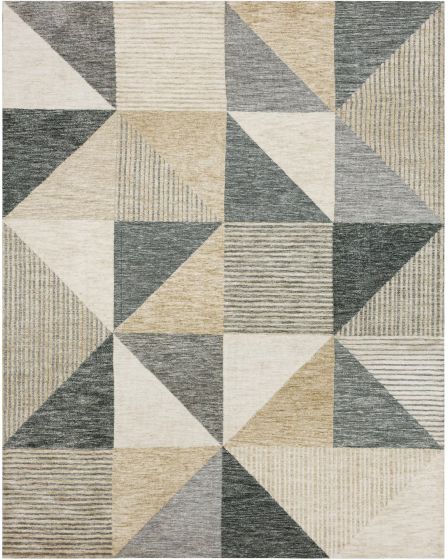 Drew & Jonathan Bowen Oblique Tan Area Rug