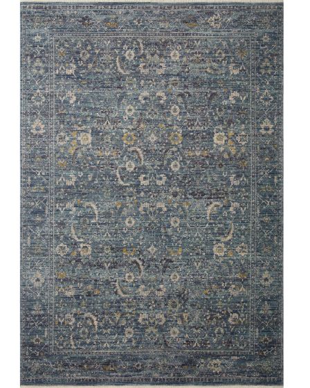 Bradbury BRU-03 Ocean/Gold Area Rug