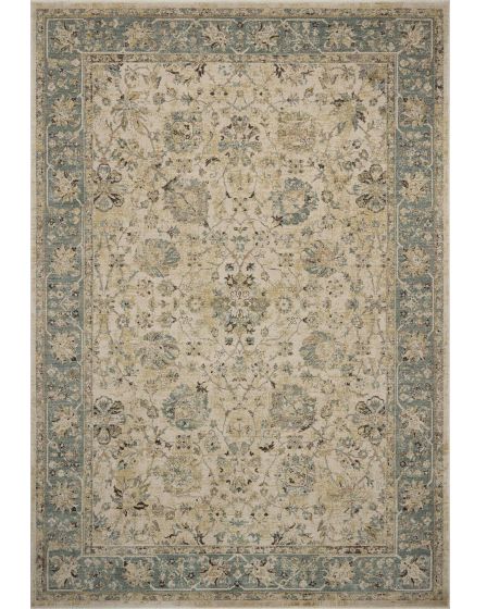 Briar BRR-05 Ant. Ivory/Blue 2'6"x4'0" Runner Rug