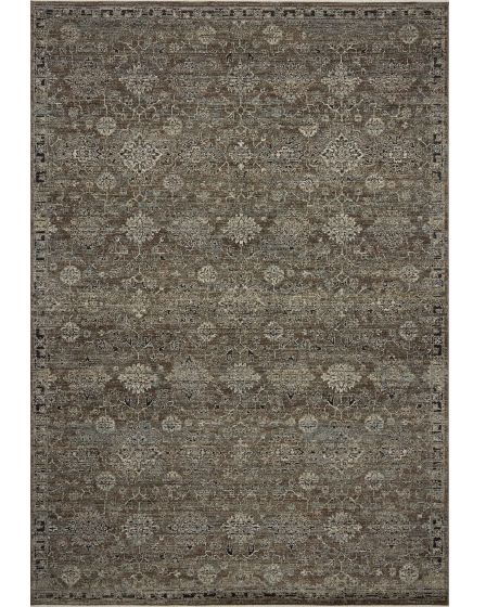 Briar BRR-06 Bark/Lagoon 2'6"x4'0" Runner Rug