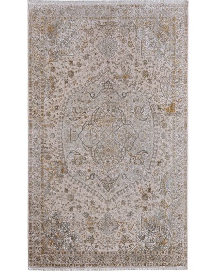 Cadiz 39T0F Ivory/Gray/Gold 11'6"x14'6" Area Rug