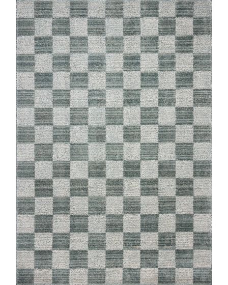 Calvin CLV-01 Blue/Ivory 11'6"x15'7" Area Rug