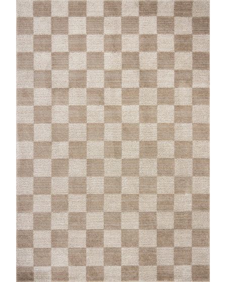 Calvin CLV-01 Pebble/Ivory 2'3"x3'10" Area Rug