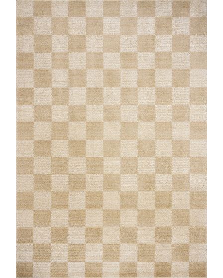 Calvin CLV-01 Wheat/Ivory 2'3"x3'10" Area Rug