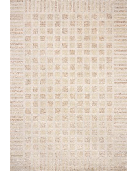 Calvin CLV-03 Bone/Natural 2'3"x3'10" Area Rug