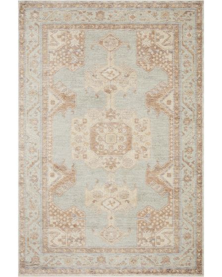 Carlisle CAR-01 Seafoam/Taupe Area Rug
