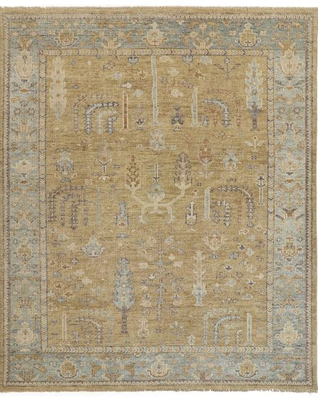 Carrington 6501F Gold/Blue/Gray 11'6"x15' Area Rug