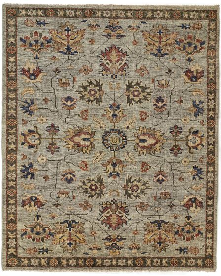 Carrington 6503F Gray/Gold/Red Area Rug