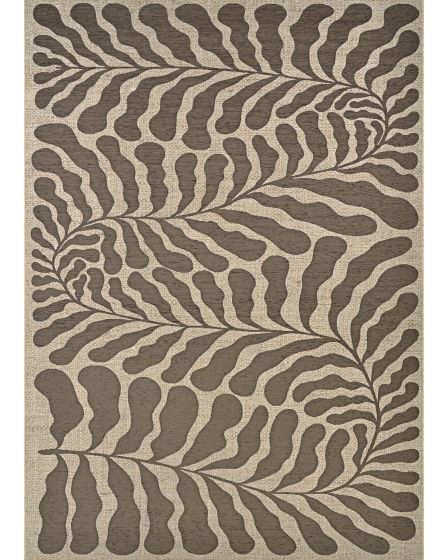 Castille Fiore Mocha 5'3"x7'6" Area Rug