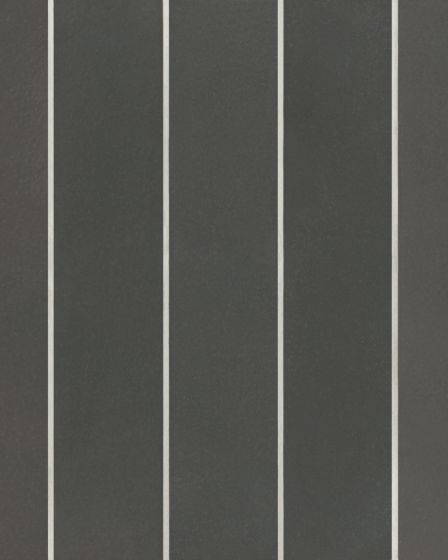 Celine Black Matte Glazed Porcelain 2.5"x12" Field Tile