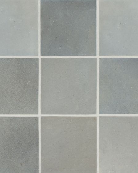 Celine Blue Matte Glazed Porcelain 4"x4" Square Field Tile