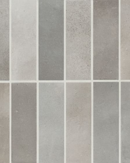 Celine Greige Matte Glazed Porcelain 2"x6" Field Tile