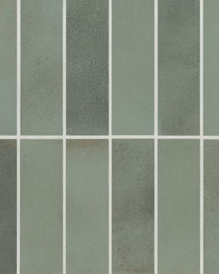 Celine Sage Matte Glazed Porcelain 2"x6" Field Tile