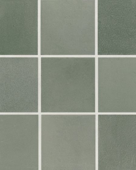 Celine Sage Matte Glazed Porcelain 4"x4" Square Field Tile