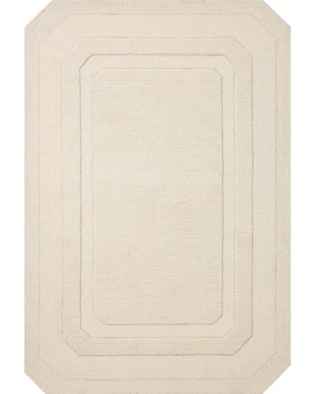 Clayton CLN-01 Ivory 2'3"x3'9" Area Rug